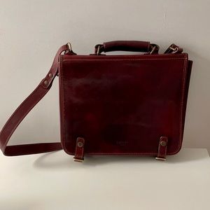 I Medici leather messenger/laptop bag